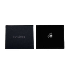 RAF SIMONS SMILEY - Smiley Ball And R Small Earring - SS22 - Silver
